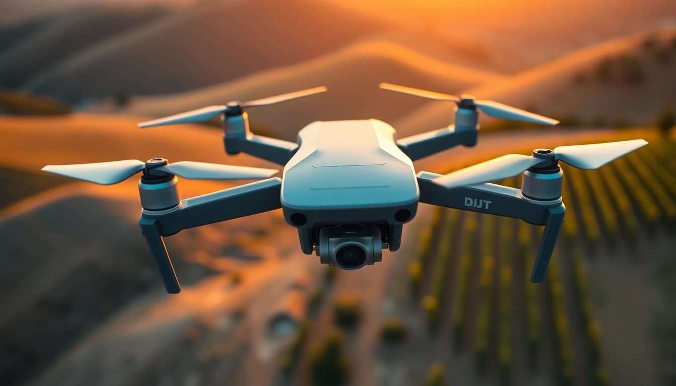 Il DJI Mavic 3T effettua riprese aeree mozzafiato del paesaggio italiano.