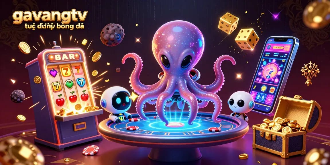 Experience gavangtv trực tiếp bóng đá with a vibrant, exciting 3D casino scene showcasing energetic play!