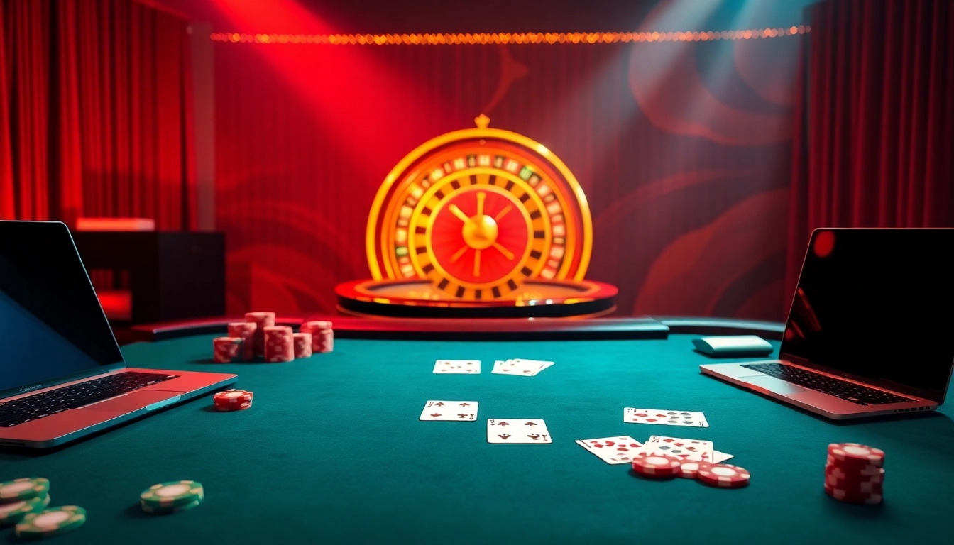 Experience the excitement at nhà cái du88 with vibrant poker chips and high-stakes cards on a luxurious casino table.