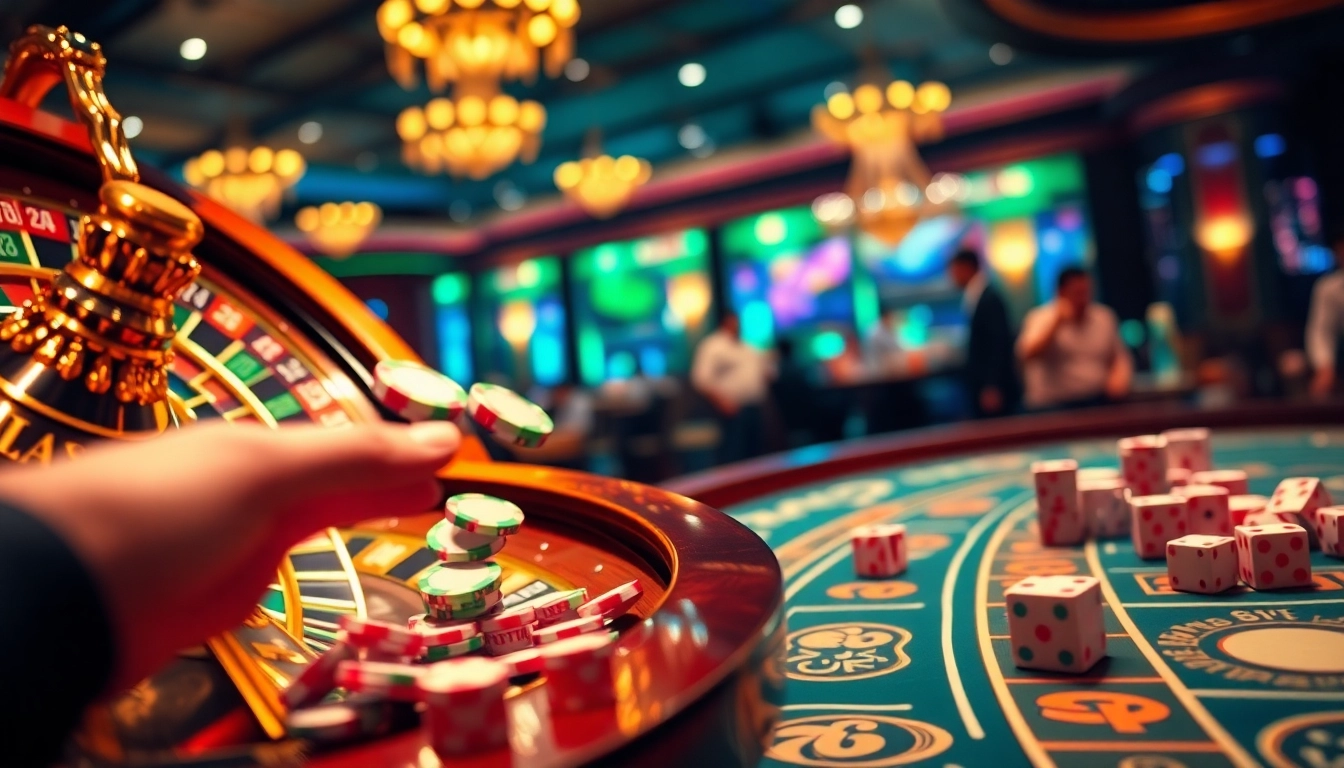 Experience the thrill of nhà cái UU88 with vibrant casino games and luxurious gambling elements.
