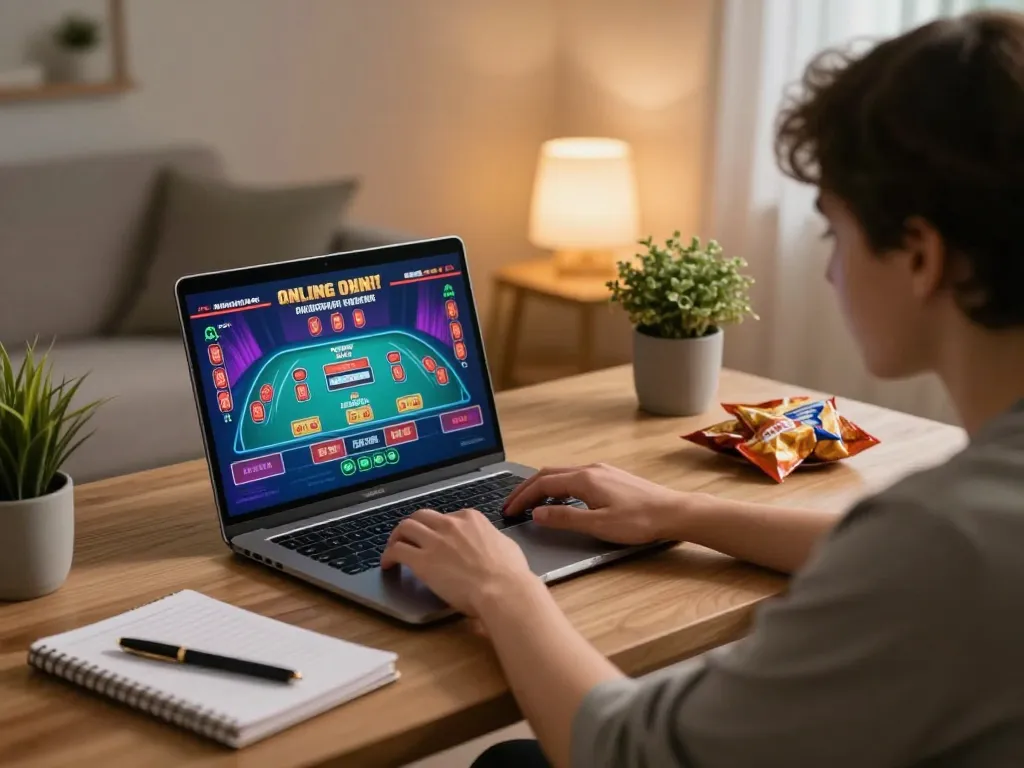 Engaging in online casino action with Đại lý cm88 showcasing live dealer gameplay and strategy