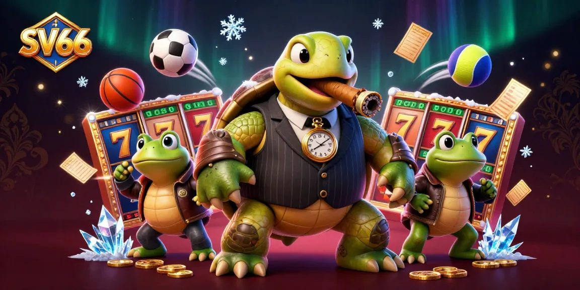 Experience the excitement of SV66 casino with dynamic characters and vibrant game elements.