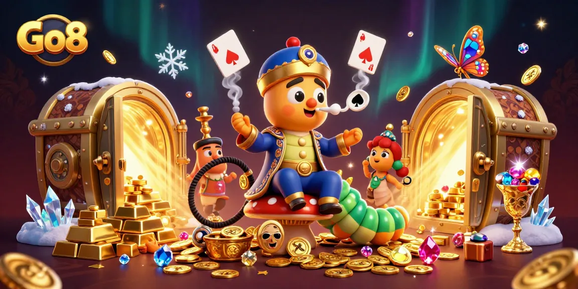 Experience the excitement of Go8's gaming universe with vibrant treasures and thrilling opportunities.