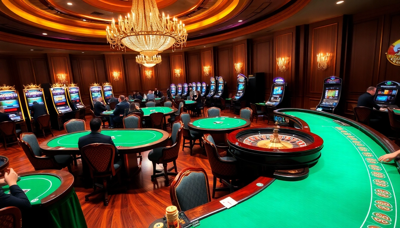 Engaged players at 6623 galaxy casino tables experiencing the excitement of poker and roulette.