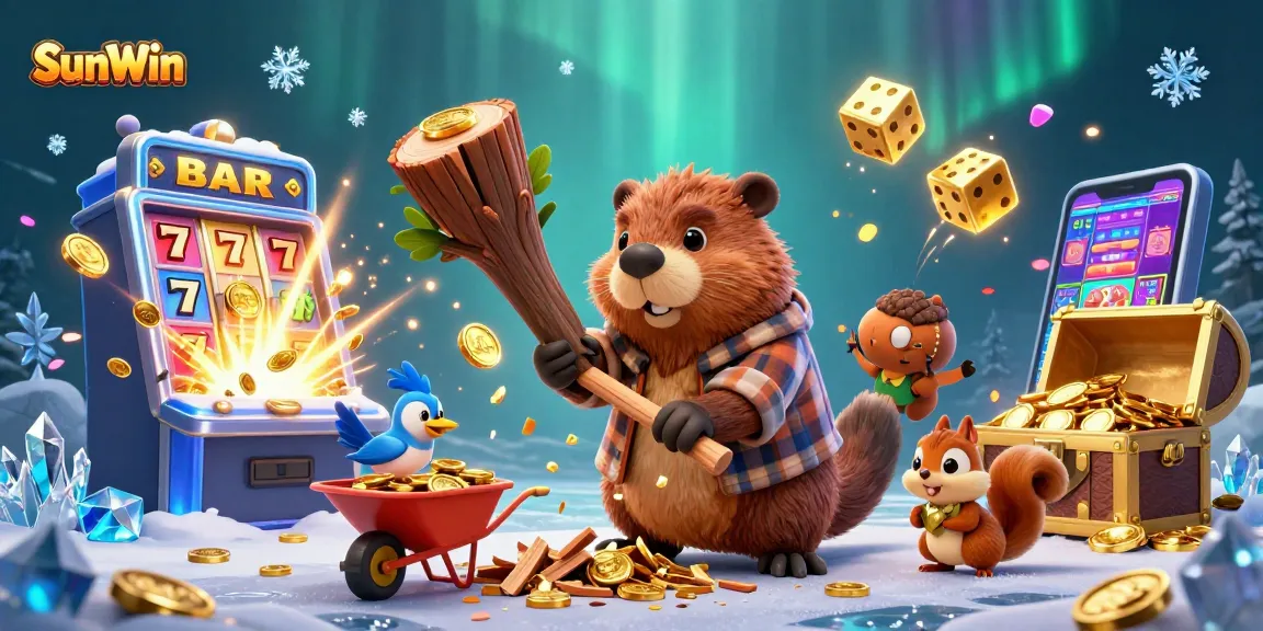Win big with SunWin's dynamic casino games featuring animated characters and jackpot excitement