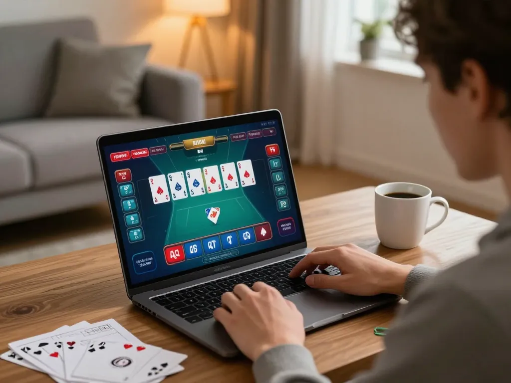 Engaging online blackjack gameplay at https://da88.navy/ with vibrant graphics and strategic notes.