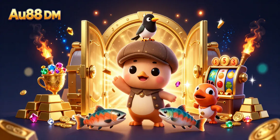 Experience dazzling wins at Au88 DM with vibrant treasures and playful characters in action.