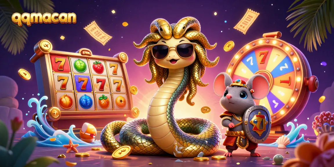 Rasakan keseruan bermain slot dengan qqmacan, Medusa bersinar dan slot beruntung memukau.