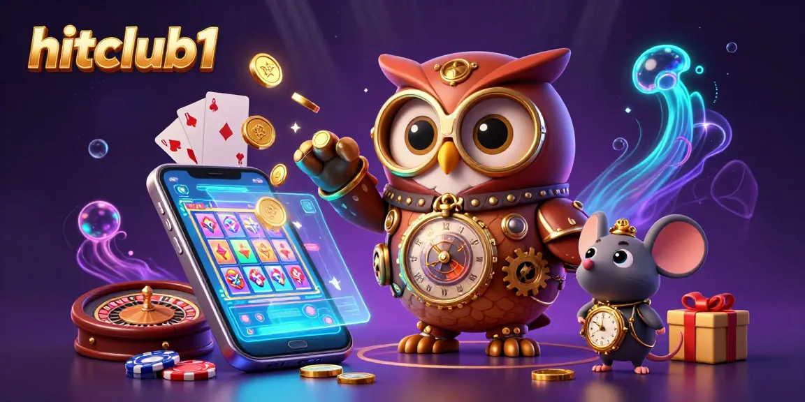 Experience thrilling slot games with hitclub1's vibrant casino scene featuring unique characters and dynamic gameplay.