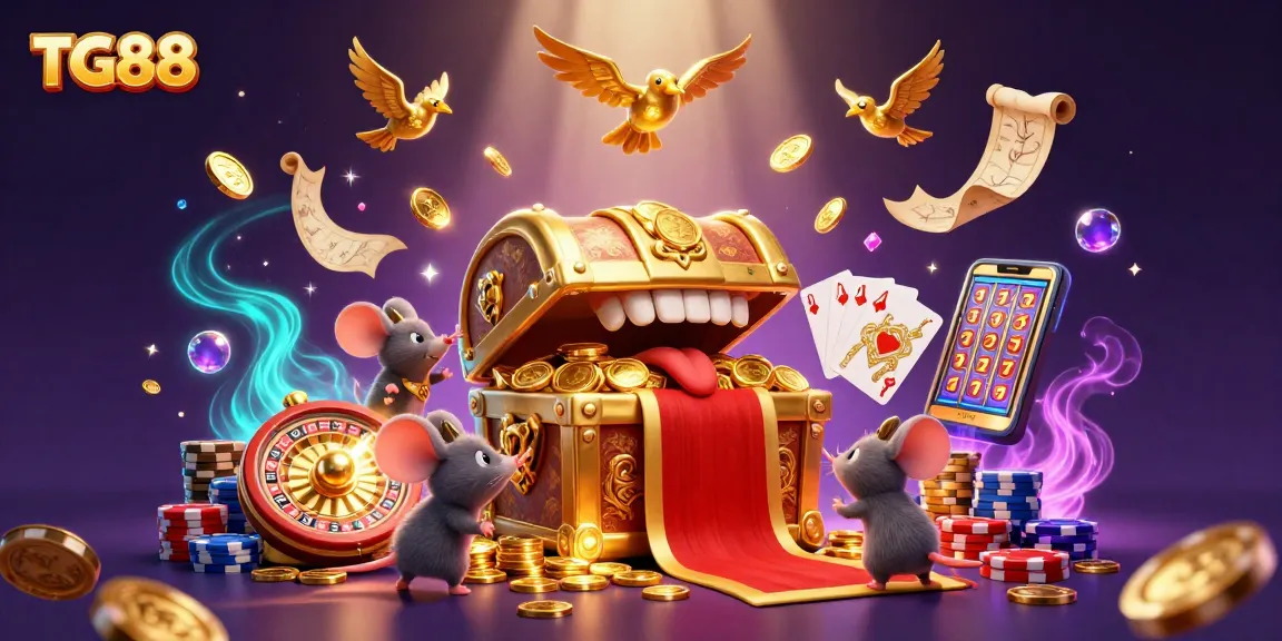 Engage with TG88's exciting gaming experience featuring dynamic slots, roulette, and treasures.